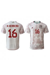 Mexico Hector Herrera #16 Fotballdrakt Borte Klær VM 2022 Korte ermer